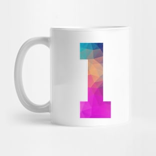 Colorful Art Number 1 Sports Mug